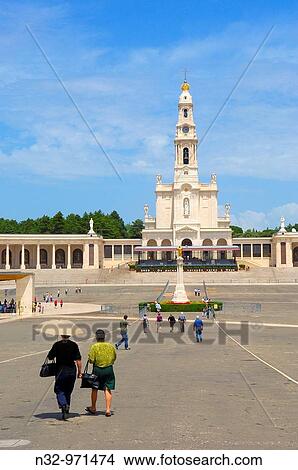 Sanctuary of Our Lady of Fatima, Fatima, Santarem district, Portugal View Large Photo Image Picture - Sanctuary of Our Lady of Fatima, Fatima, Santarem district, Portugal. Fotosearch