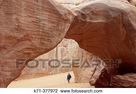 Sand Dune Arch in Arches National Park near Moab, Utah, USA View Large Photo Image Stock Image - Sand Dune Arch in Arches National Park near Moab, Utah, USA. Fotosearch