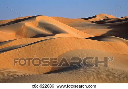 Sand Dunes in the Rub al-Khali Asia, Arabia, United Arab Emirates, Arabian Peninsula View Large Photo Image Stock Photograph - Sand Dunes in the Rub al-Khali Asia, Arabia, United Arab Emirates, Arabian Peninsula. Fotosearch