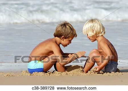 Stock Photo - sand friends. Fotosearch