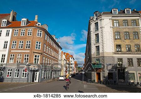 Sankt Anna gade street Christianshavn district Copenhagen Denmark Europe View Large Photo Image Stock Photography - Sankt Anna gade street Christianshavn district Copenhagen Denmark Europe. Fotosearch