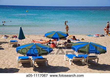 Sant Adeodat beach. Minorca. Balearic Islands. Spain. View Large Photo Image Stock Photo - Sant Adeodat beach. Minorca. Balearic Islands. Spain.. Fotosearch