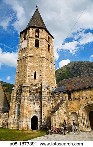 Sant Andreu Church Salardu Naut Aran Aran Valley Pyrenees Lerida Lleida Catalunya Spain. View Large Photo Image Stock Image - Sant Andreu Church Salardu Naut Aran Aran Valley Pyrenees Lerida Lleida Catalunya Spain.. Fotosearch