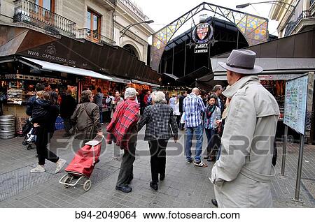 Sant Josep (aka La Boqueria) market, Barcelona, Catalonia, Spain View Large Photo Image Picture - Sant Josep (aka La Boqueria) market, Barcelona, Catalonia, Spain. Fotosearch