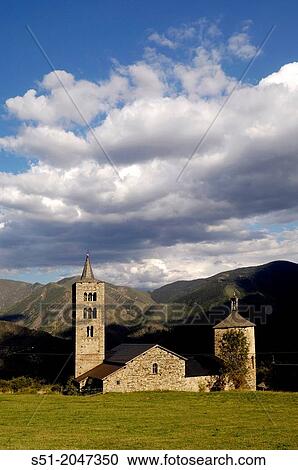 Sant Just and Sant Pastor Church, XI-XII century Romanesque, Son, Pallars Sobira, Lleida, Catalonia, Spain View Large Photo Image Stock Image - Sant Just and Sant Pastor Church, XI-XII century Romanesque, Son, Pallars Sobira, Lleida, Catalonia, Spain. Fotosearch