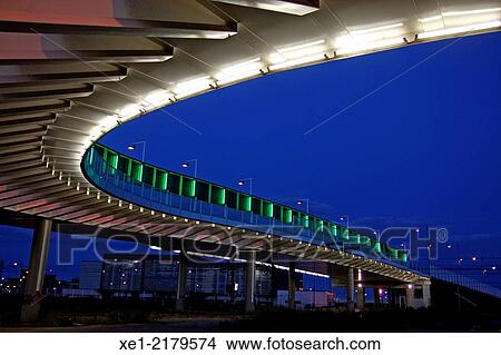 Picture - Sant Lluc bridge, Badalona, Catalonia, Spain. Fotosearch