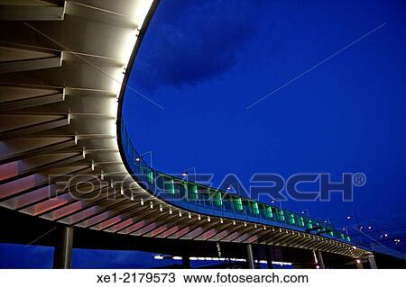 Stock Image - Sant Lluc bridge, Badalona, Catalonia, Spain. Fotosearch