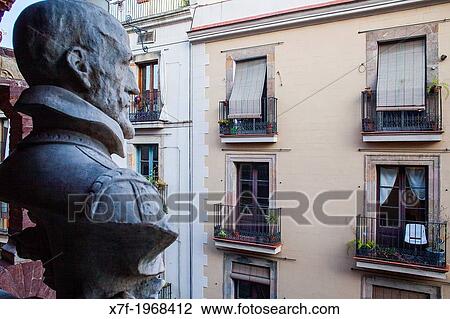 Sant Pere Mes Alt street, from Palau de la Musica Catalana, by Lluis Domenech i Montaner, Barcelona, Spain. View Large Photo Image Stock Image - Sant Pere Mes Alt street, from Palau de la Musica Catalana, by Lluis Domenech i Montaner, Barcelona, Spain.. Fotosearch
