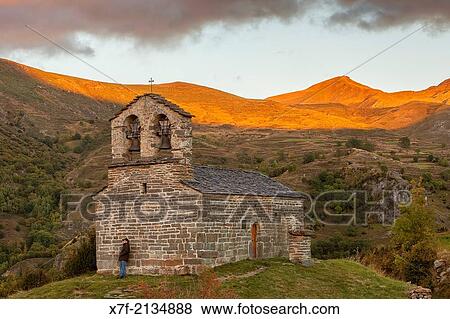 Sant Quir? hermitage. Romanesque chapel. Durro. Bo? valley. Lleida province. Catalonia. Spain. View Large Photo Image Stock Photo - Sant Quir? hermitage. Romanesque chapel. Durro. Bo? valley. Lleida province. Catalonia. Spain.. Fotosearch