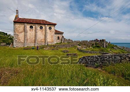 Santa Catalina Chapel Mundaka village Urdaibai Biosphere Reserve of Biscay, Basque Country Spain Europe View Large Photo Image Stock Photo - Santa Catalina Chapel Mundaka village Urdaibai Biosphere Reserve of Biscay, Basque Country Spain Europe. Fotosearch