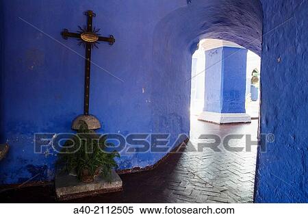 Santa Catalina of Siena Monastery 1579. Arequipa. Peru. UNESCO World Heritage Site. View Large Photo Image Stock Photography - Santa Catalina of Siena Monastery 1579. Arequipa. Peru. UNESCO World Heritage Site.. Fotosearch