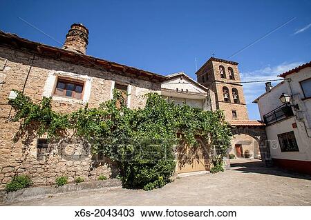 Santa Cilia village in St. James way, Huesca, Spain. View Large Photo Image Stock Image - Santa Cilia village in St. James way, Huesca, Spain.. Fotosearch