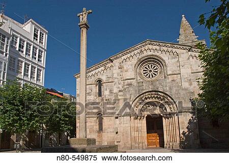 Santa Mar? a del Campo church (12th-14th century), A Corua. Galicia, Spain View Large Photo Image Stock Photography - Santa Mar? a del Campo church (12th-14th century), A Corua. Galicia, Spain. Fotosearch