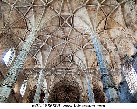 Santa Maria church, Jeronimos monastery, Lisbon, Portugal View Large Photo Image Stock Photo - Santa Maria church, Jeronimos monastery, Lisbon, Portugal. Fotosearch