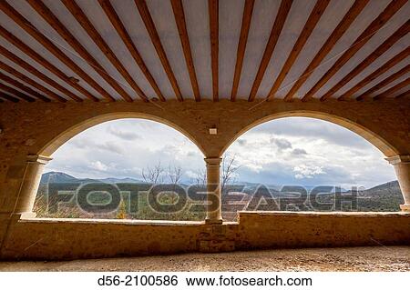 Santa Maria de la Balma, Zorita del Maestrazgo, Castell? n, Spain. View Large Photo Image Stock Photograph - Santa Maria de la Balma, Zorita del Maestrazgo, Castell? n, Spain.. Fotosearch