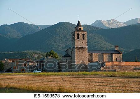 Santa Maria de Tall? popularly known as the Cathedral of the Cerdanya valley, although it was never consecrated as such. View Large Photo Image Stock Photo - Santa Maria de Tall? popularly known as the Cathedral of the Cerdanya valley, although it was never consecrated as such.. Fotosearch