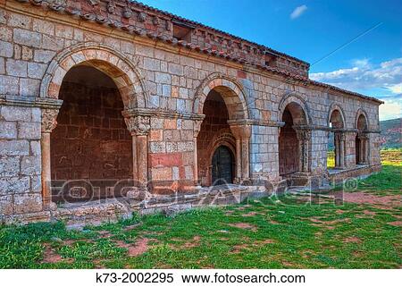 Santa Maria de Tiermes Romanesque Chapel (12th Century). Montejo de Tiermes. Soria Province. Castilla y Leon. Spain. View Large Photo Image Stock Photography - Santa Maria de Tiermes Romanesque Chapel (12th Century). Montejo de Tiermes. Soria Province. Castilla y Leon. Spain.. Fotosearch