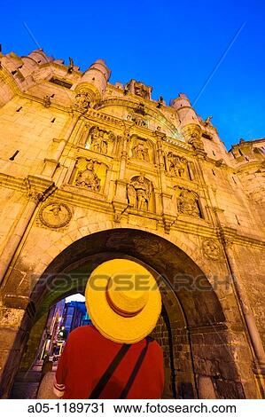 Santa Maria Gate. Burgos. Castilla-Leon. Road to Santiago. Spain. View Large Photo Image Stock Image - Santa Maria Gate. Burgos. Castilla-Leon. Road to Santiago. Spain.. Fotosearch