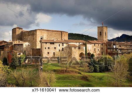 Santa Pau, Garrotxa Natural Park, Girona province Catalonia Spain View Large Photo Image Stock Image - Santa Pau, Garrotxa Natural Park, Girona province Catalonia Spain. Fotosearch