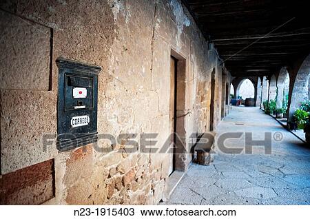 Stock Image - SANTA PAU, GERONA, SPAIN. Fotosearch