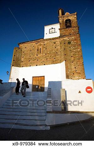 Santiago church, town of Castao del Robledo, province of Huelva, Andalusia, Spain View Large Photo Image Picture - Santiago church, town of Castao del Robledo, province of Huelva, Andalusia, Spain. Fotosearch