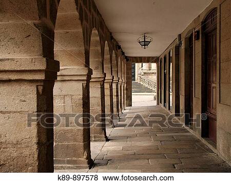 Santiago de Compostela Portals. La Corua province. Galicia. Spain. View Large Photo Image Stock Photo - Santiago de Compostela Portals. La Corua province. Galicia. Spain.. Fotosearch