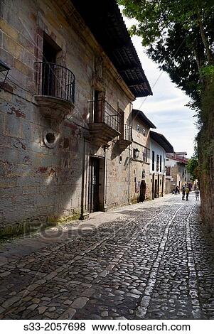 Santillana del Mar. Santander. Cantabria. Spain. View Large Photo Image Stock Photo - Santillana del Mar. Santander. Cantabria. Spain.. Fotosearch
