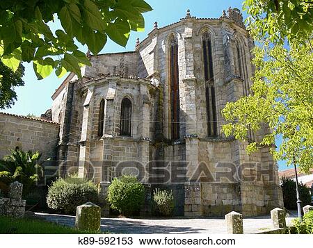 Stock Image - Santo Domingo church. Ribadavia. Ourense province. Galicia. Spain.. Fotosearch
