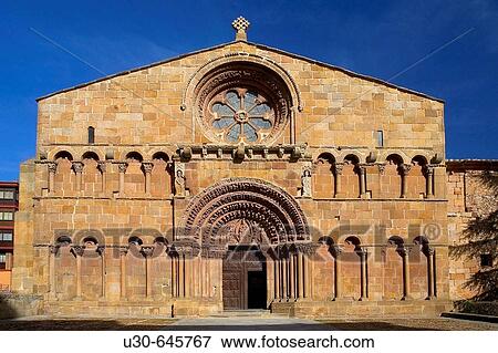 Stock Photo - Santo Domingo church. Soria. Castilla y Le? n. Spain.. Fotosearch