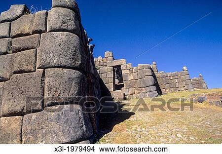 Saqsayhuaman, inca fortification. Sacred Valley. Cuzco area. Peru View Large Photo Image Picture - Saqsayhuaman, inca fortification. Sacred Valley. Cuzco area. Peru. Fotosearch