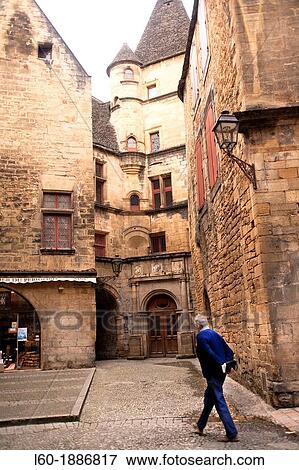 Sarlat-la Can? da, Perigord, Dordogne, France, Europa View Large Photo Image Stock Photo - Sarlat-la Can? da, Perigord, Dordogne, France, Europa. Fotosearch