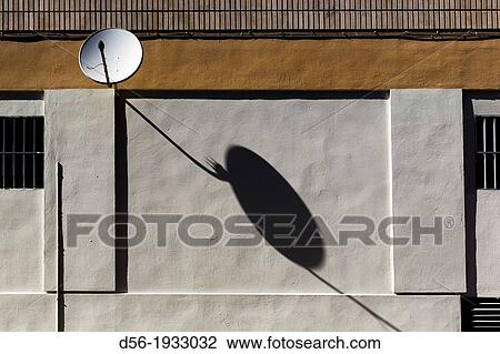 Satellite dish in apartments building, Valencia, Comunidad Valenciana, Spain View Large Photo Image Stock Image - Satellite dish in apartments building, Valencia, Comunidad Valenciana, Spain. Fotosearch