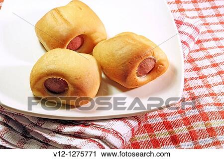 Sausage Pastries View Large Photo Image Stock Image - Sausage Pastries. Fotosearch