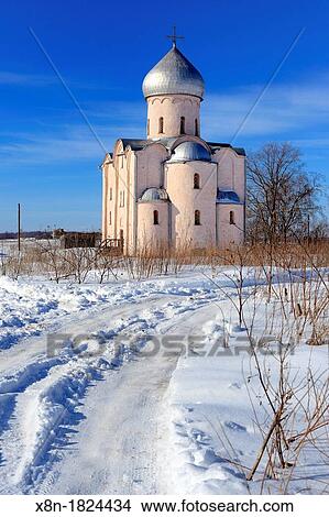 Saviour Church on Nereditsa Hill 1198, Veliky Novgorod, Novgorod region, Russia View Large Photo Image Picture - Saviour Church on Nereditsa Hill 1198, Veliky Novgorod, Novgorod region, Russia. Fotosearch