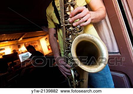 Sax player. View Large Photo Image Stock Image - Sax player.. Fotosearch