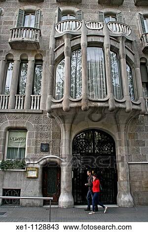 Stock Image - Sayrach House, modernism, 1918, arq Manuel Sayrach i Carreras, Barcelona, Catalonia, Spain. Fotosearch