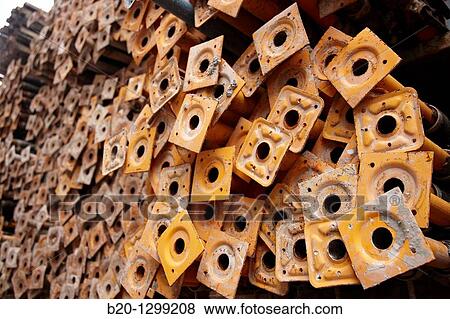 Scaffolding props View Large Photo Image Stock Photo - Scaffolding props. Fotosearch