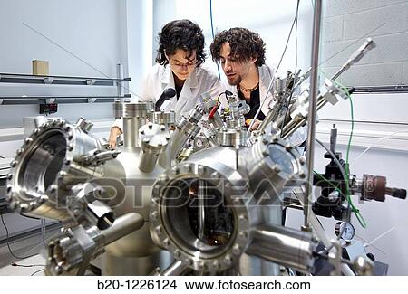 Scanning tunneling microscope (STM) in ultra-high vacuum (UHV), Nanophysics laboratory, Materials Physics Center View Large Photo Image Picture - Scanning tunneling microscope (STM) in ultra-high vacuum (UHV), Nanophysics laboratory, Materials Physics Center. Fotosearch