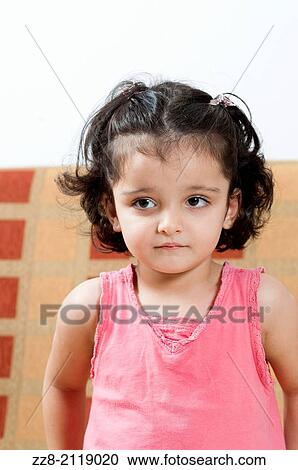 Scared little girl. View Large Photo Image Stock Image - Scared little girl.. Fotosearch