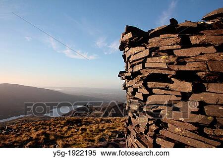 scene at dinorwic slate quarry in snowdonia, wales, great britain, uk View Large Photo Image Stock Photography - scene at dinorwic slate quarry in snowdonia, wales, great britain, uk. Fotosearch