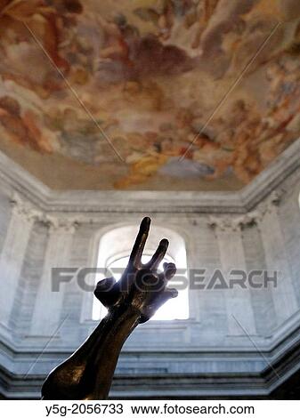 Stock Image - scene inside santa maria del popolo church in rome italy.. Fotosearch