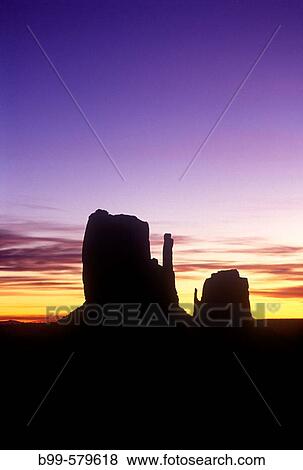 Stock Photo - Scenic mittens, Monument valley navajo tribal park, Arizona, USA.. Fotosearch