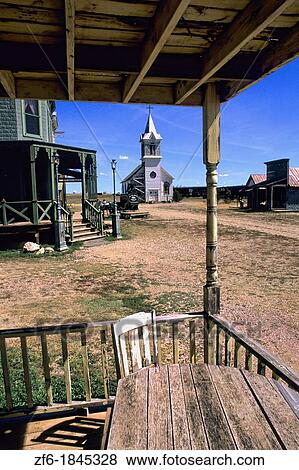 Stock Photo - Scenic of old 1880s ghost town in Murdo South Dakota used in many movies. Fotosearch