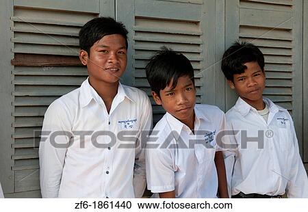 School boys in elementary school grades 5 and 6 near Siem Reap In Cambodia Asia View Large Photo Image Stock Image - School boys in elementary school grades 5 and 6 near Siem Reap In Cambodia Asia. Fotosearch