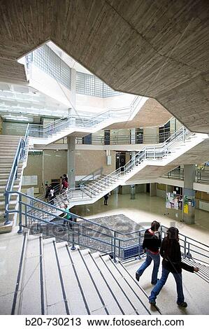 Stock Image - School of Journalism and Communications, University of the Basque Country (UPV/ EHU), Leioa campus, Biscay, Basque Country, Spain. Fotosearch