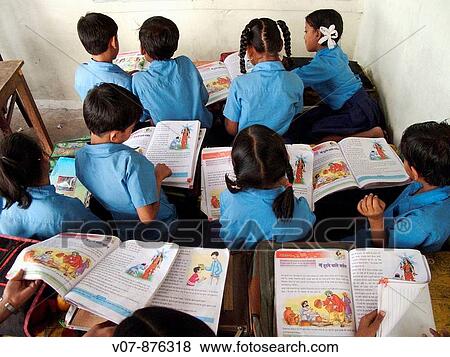 Stock Photo - School of Learn For Life NGO society, Varanasi, India. Fotosearch