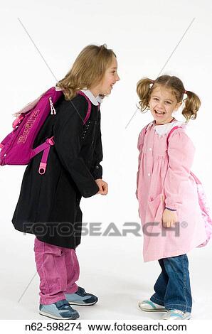 Schoolgirls View Large Photo Image Picture - Schoolgirls. Fotosearch