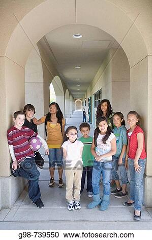 Stock Image - Schoolkids. Fotosearch