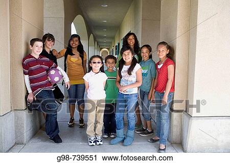 Stock Image - Schoolkids. Fotosearch