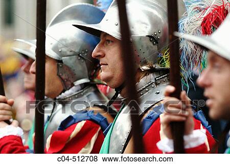 Stock Photo - ? Scoppio del carro? festival, Easter Sunday. Florence, Tuscany, Italy. Fotosearch